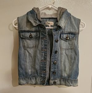 Ci Sono blue and gray jean jacket. M